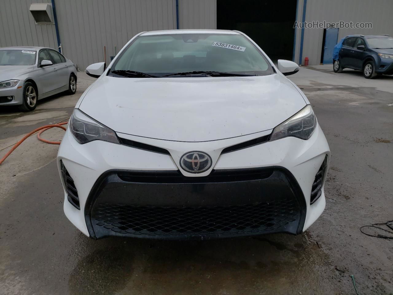 2017 Toyota Corolla L White vin: 2T1BURHE9HC871627