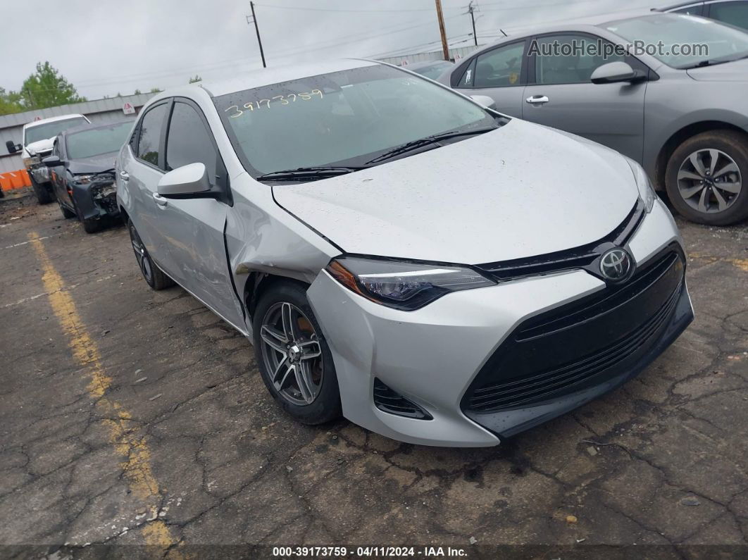 2017 Toyota Corolla Le Серебряный vin: 2T1BURHE9HC910443