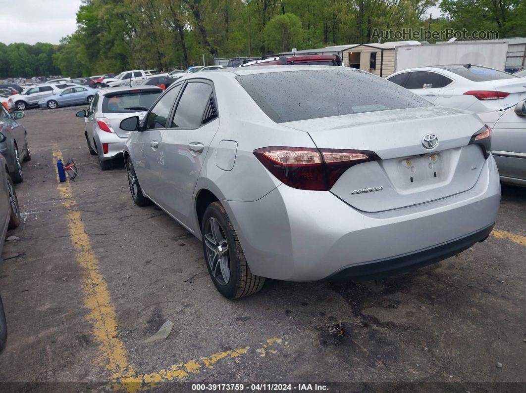 2017 Toyota Corolla Le Silver vin: 2T1BURHE9HC910443