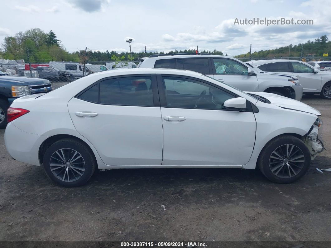 2017 Toyota Corolla Le White vin: 2T1BURHE9HC944012