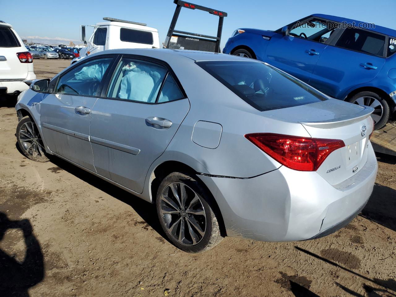 2017 Toyota Corolla L Gray vin: 2T1BURHE9HC958007