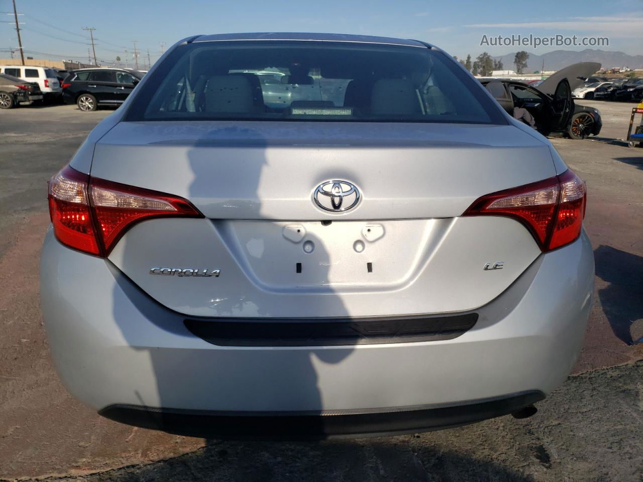 2019 Toyota Corolla L Silver vin: 2T1BURHE9KC130756