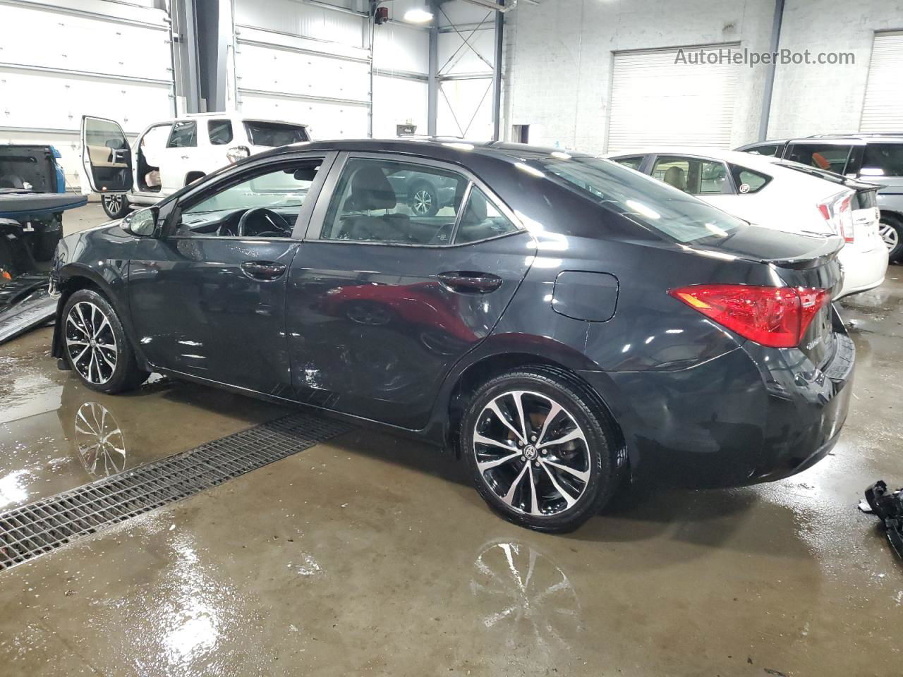 2019 Toyota Corolla L Black vin: 2T1BURHE9KC132541