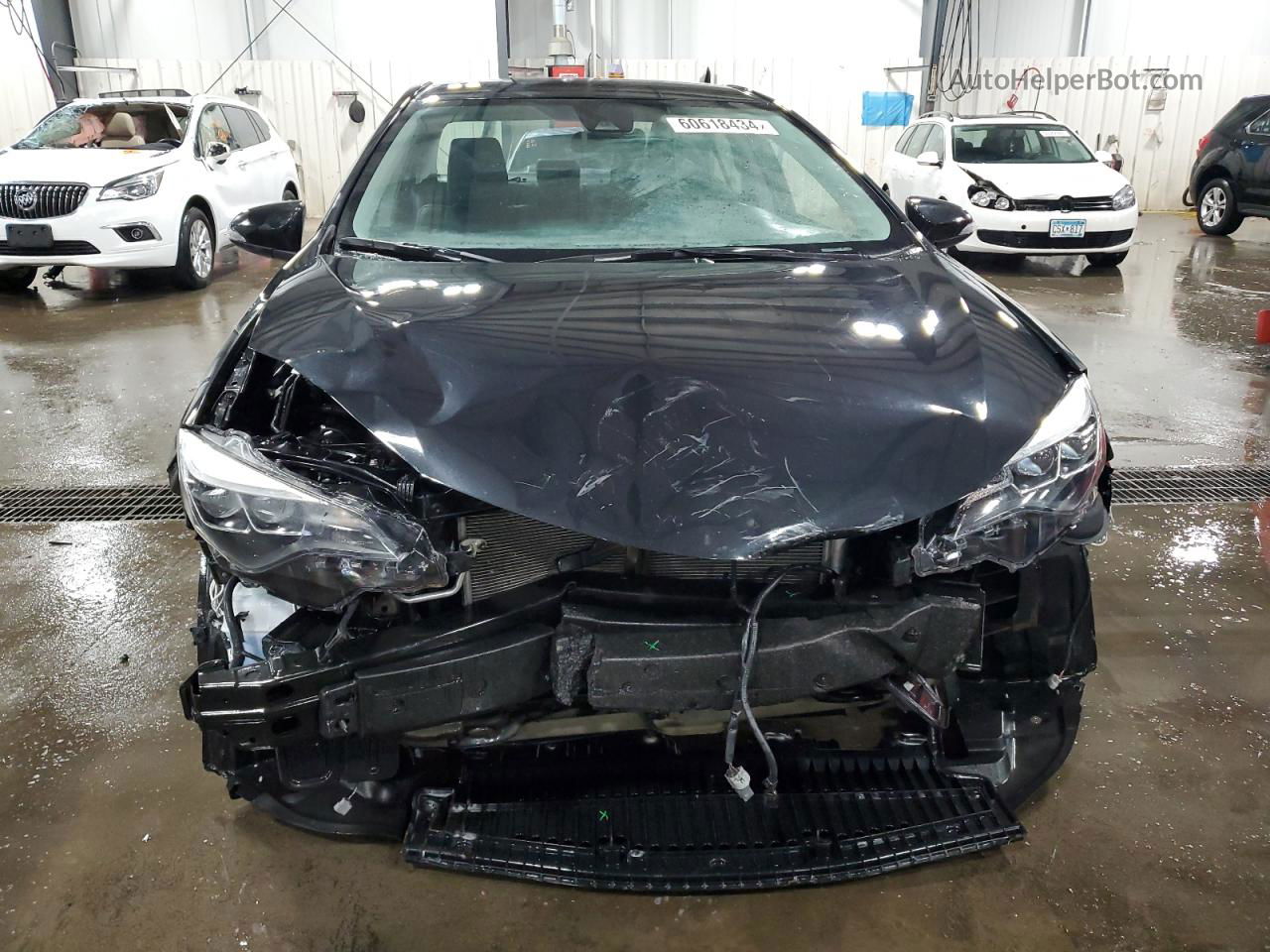 2019 Toyota Corolla L Black vin: 2T1BURHE9KC132541