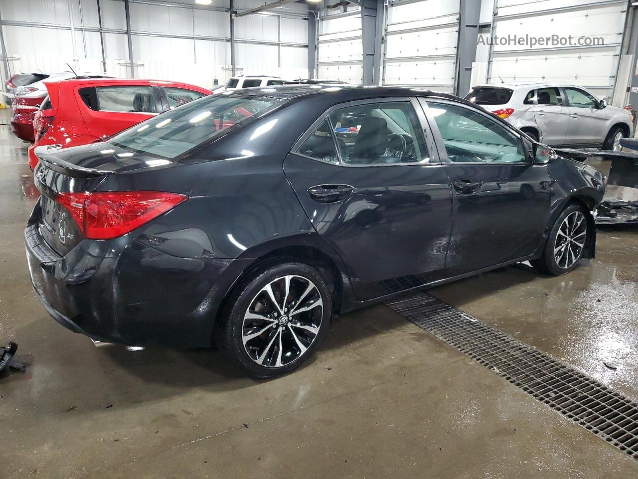 2019 Toyota Corolla L Black vin: 2T1BURHE9KC132541