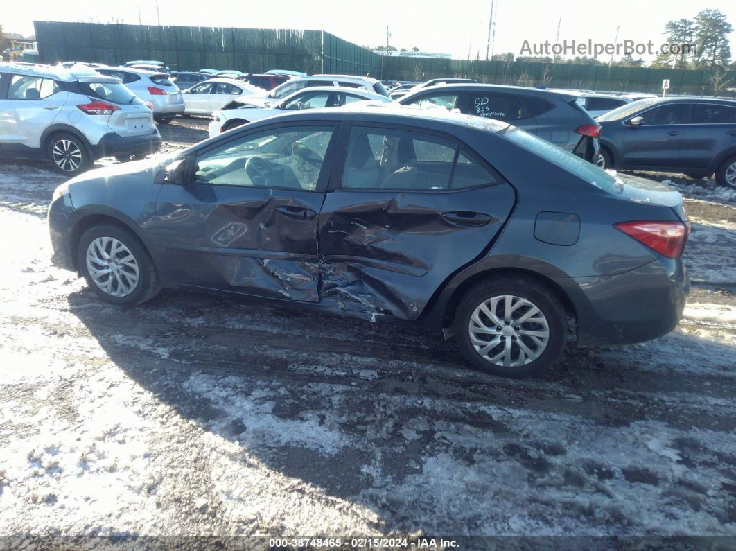 2019 Toyota Corolla Le Gray vin: 2T1BURHE9KC142261