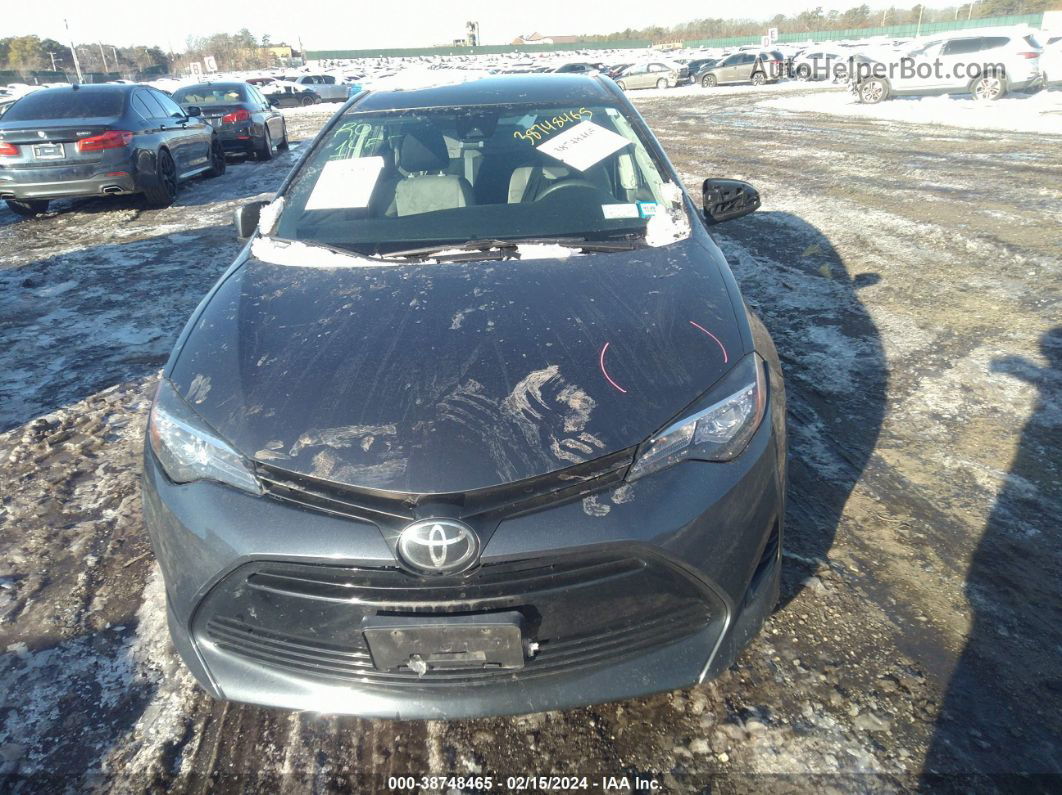 2019 Toyota Corolla Le Gray vin: 2T1BURHE9KC142261