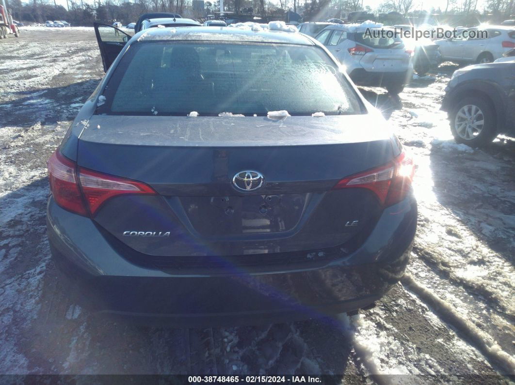 2019 Toyota Corolla Le Gray vin: 2T1BURHE9KC142261