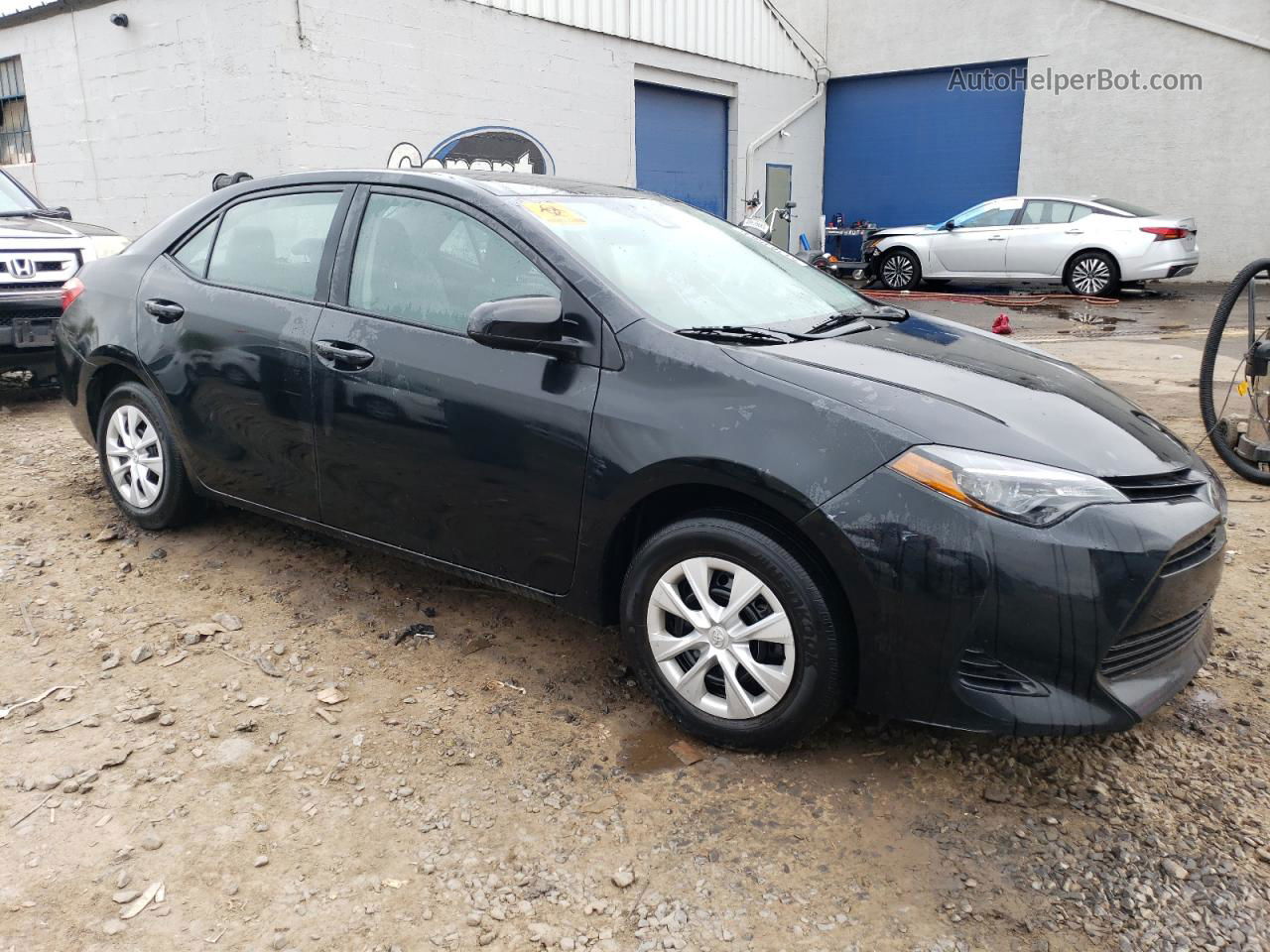 2019 Toyota Corolla L Black vin: 2T1BURHE9KC154412