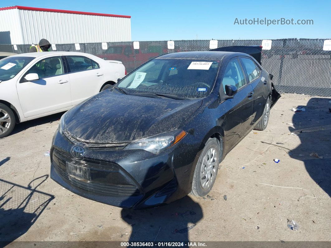 2019 Toyota Corolla Le Black vin: 2T1BURHE9KC159299