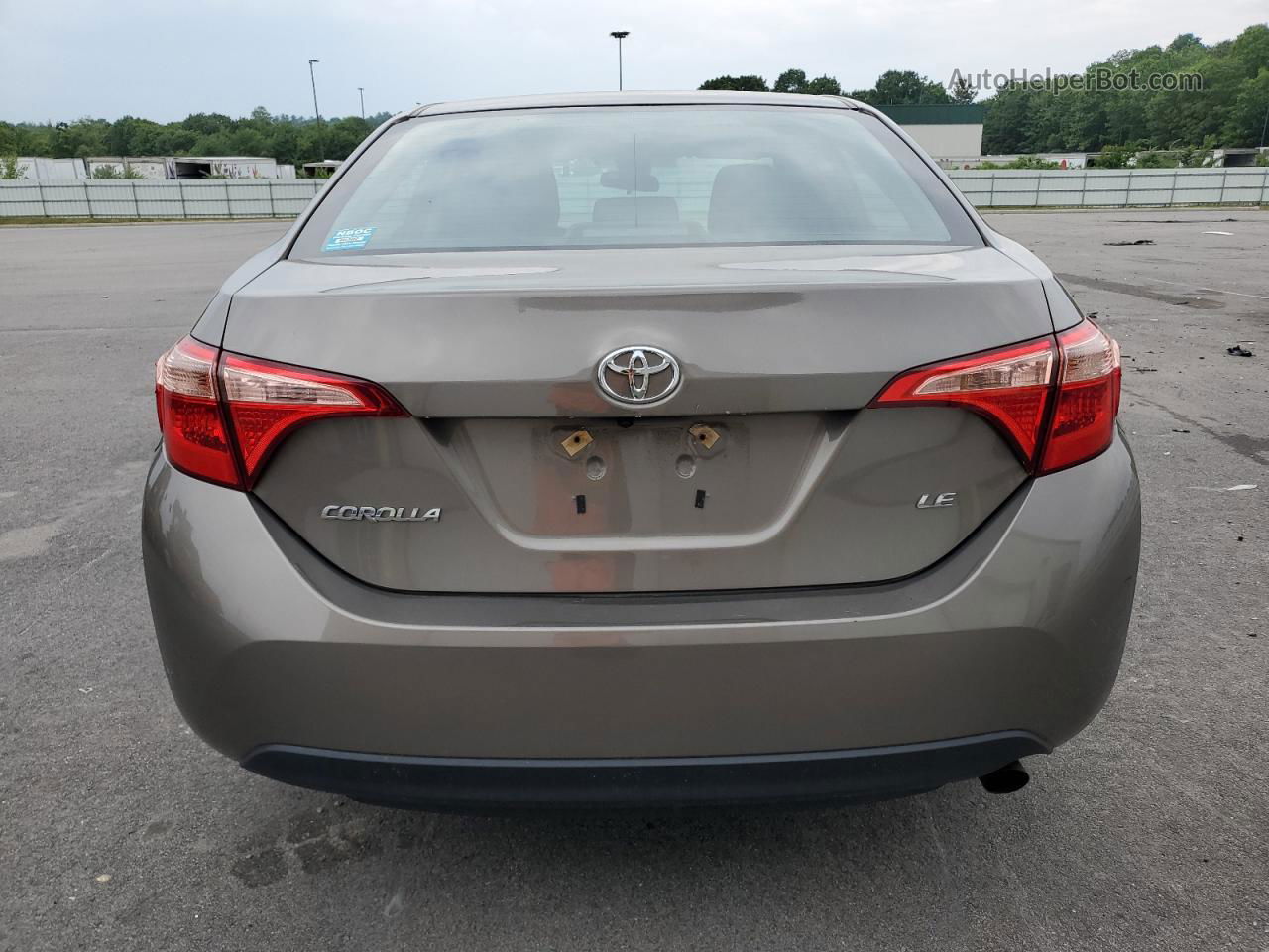 2019 Toyota Corolla L Charcoal vin: 2T1BURHE9KC161215