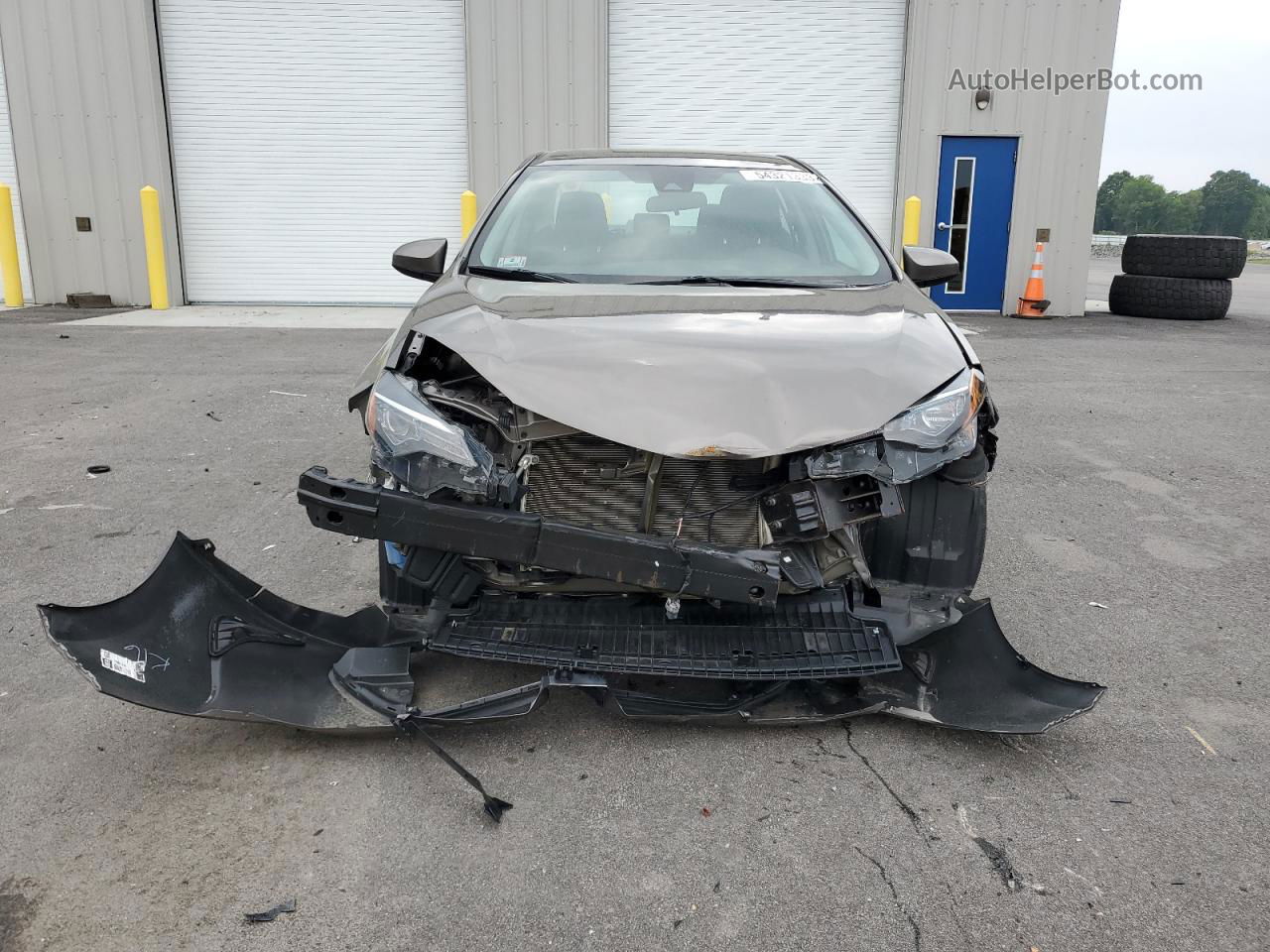 2019 Toyota Corolla L Charcoal vin: 2T1BURHE9KC161215