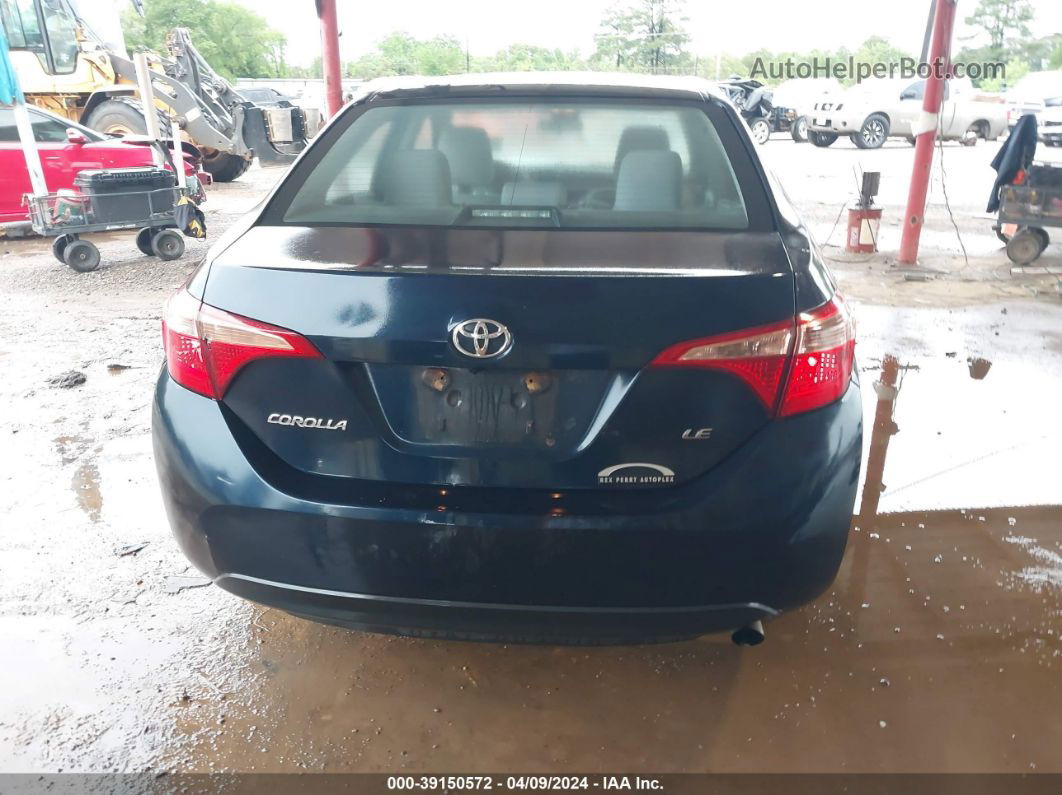 2019 Toyota Corolla Le Dark Blue vin: 2T1BURHE9KC164826