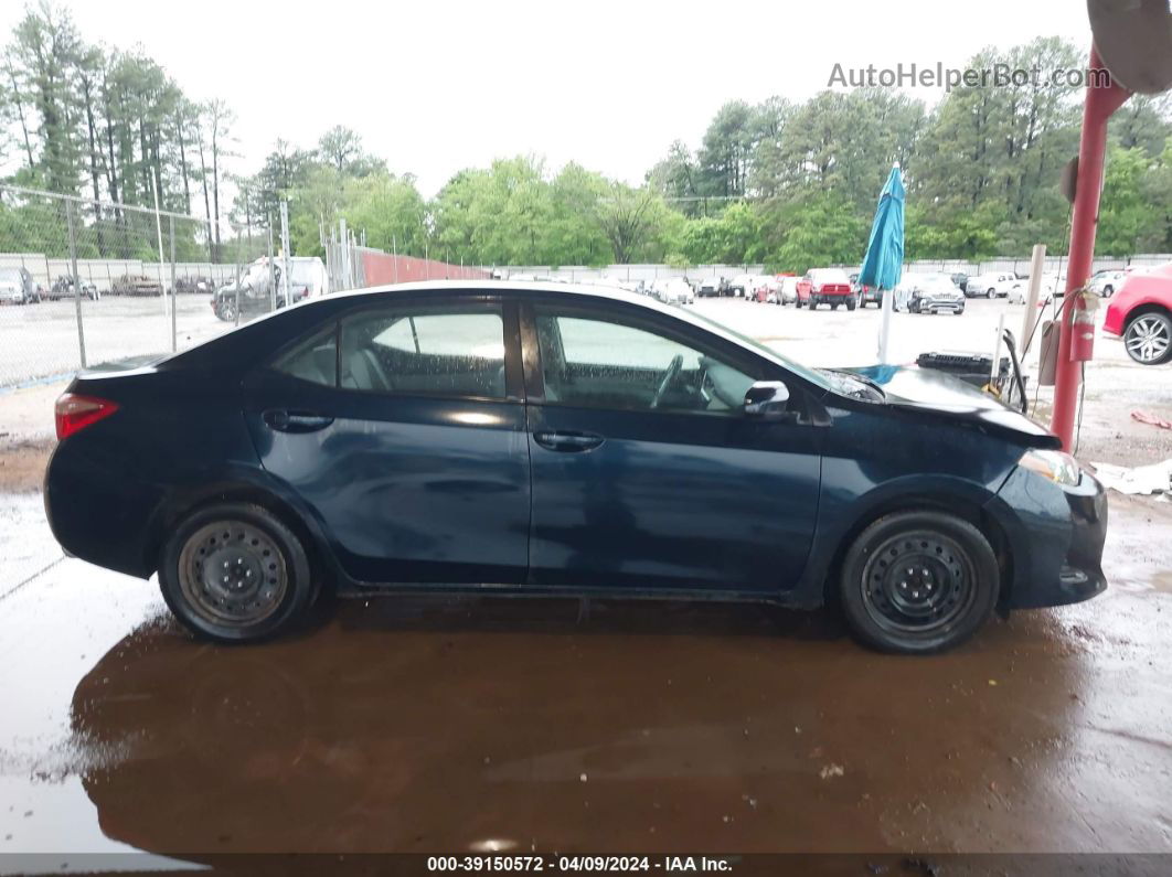 2019 Toyota Corolla Le Dark Blue vin: 2T1BURHE9KC164826