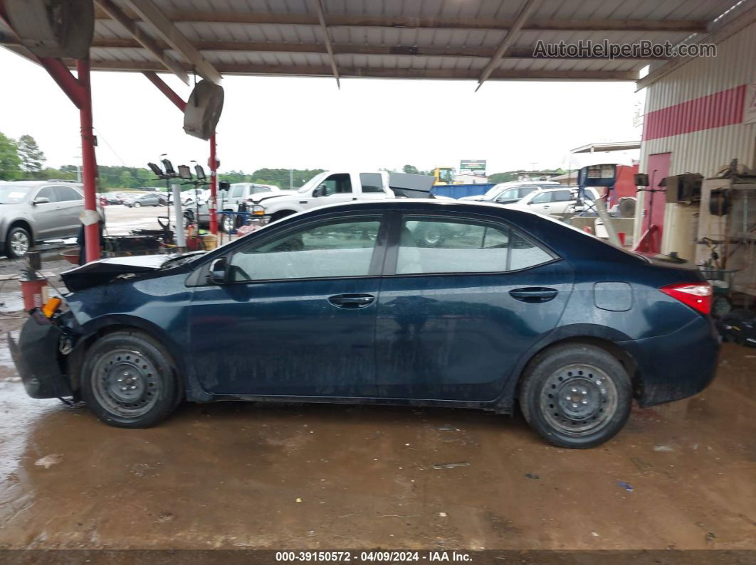 2019 Toyota Corolla Le Dark Blue vin: 2T1BURHE9KC164826