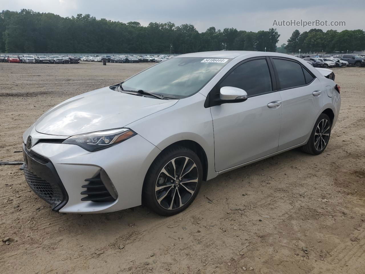 2019 Toyota Corolla L Silver vin: 2T1BURHE9KC167242