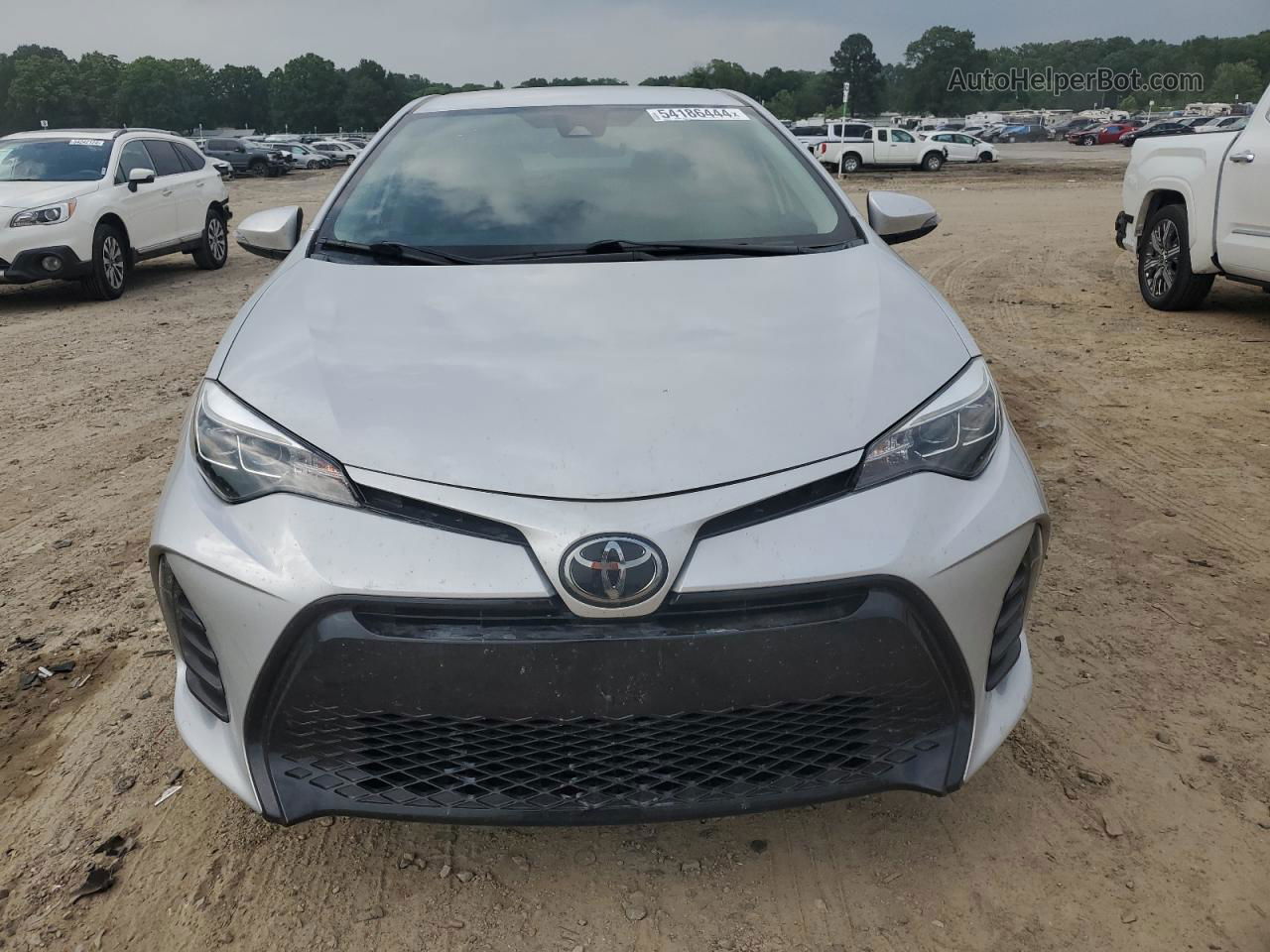 2019 Toyota Corolla L Silver vin: 2T1BURHE9KC167242