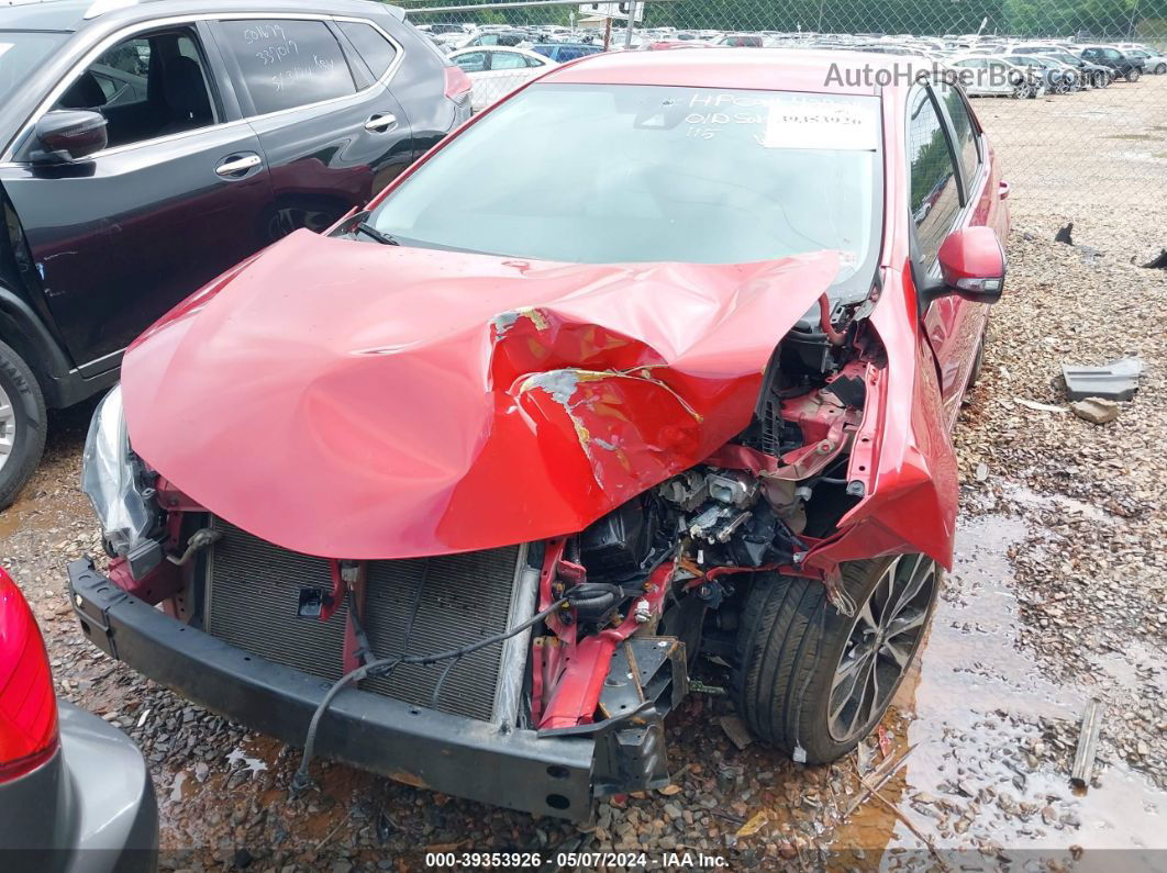 2019 Toyota Corolla Se Red vin: 2T1BURHE9KC171016