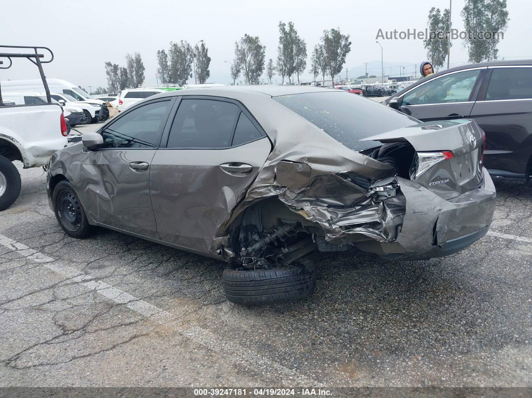 2019 Toyota Corolla Le Gray vin: 2T1BURHE9KC182470