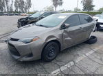 2019 Toyota Corolla Le Gray vin: 2T1BURHE9KC182470