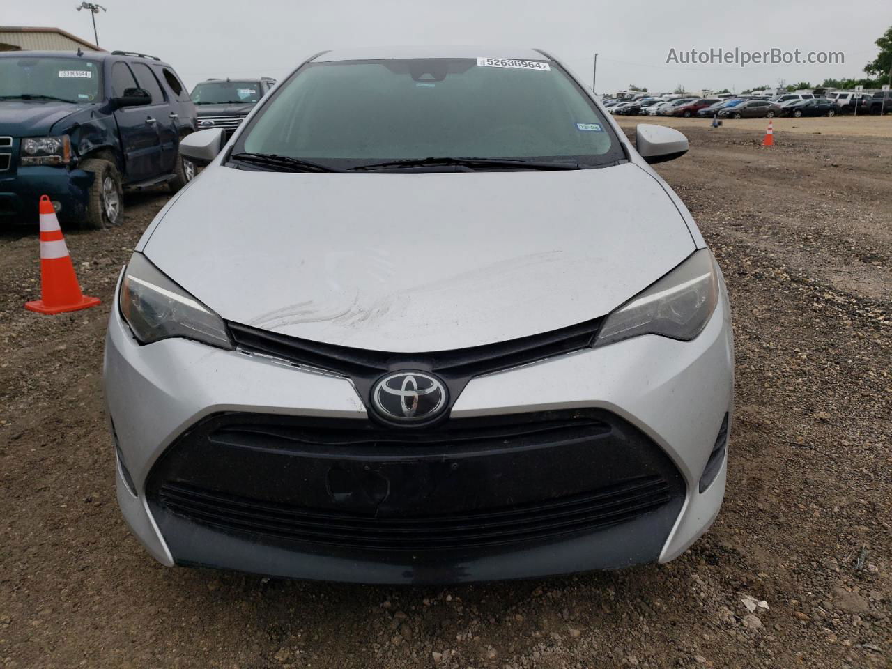 2019 Toyota Corolla L Серебряный vin: 2T1BURHE9KC199379