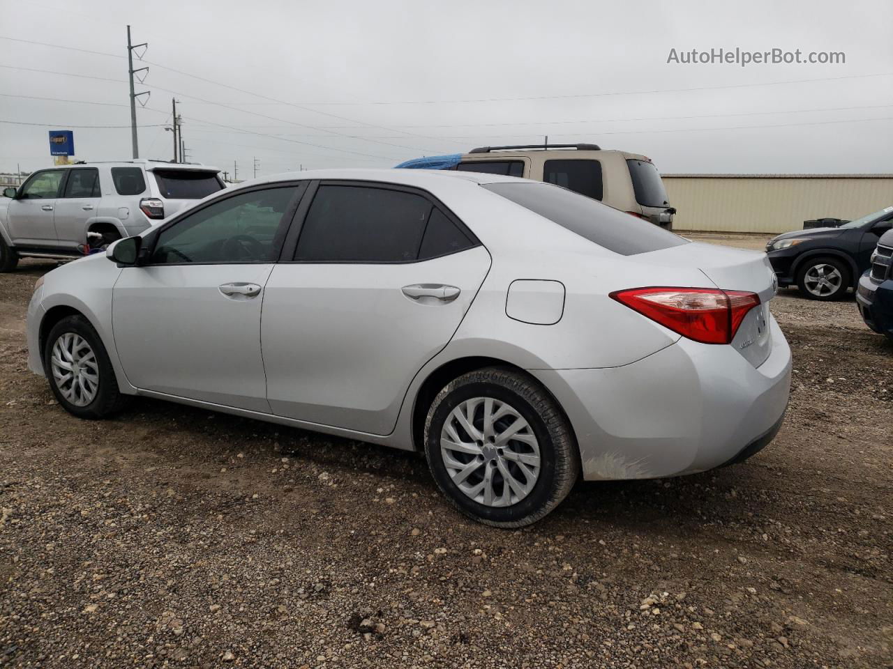 2019 Toyota Corolla L Серебряный vin: 2T1BURHE9KC199379