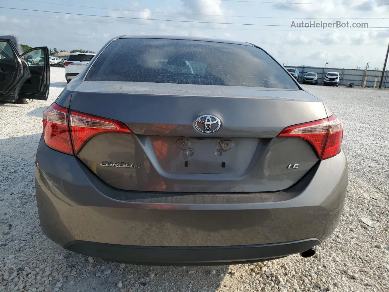 2019 Toyota Corolla L Charcoal vin: 2T1BURHE9KC202829