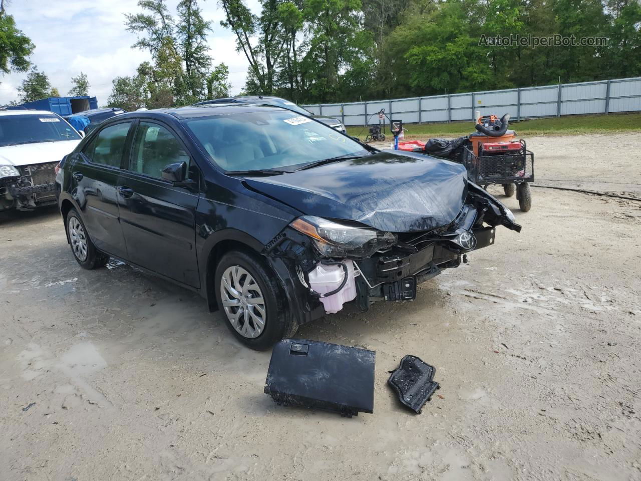 2019 Toyota Corolla L Blue vin: 2T1BURHE9KC212857