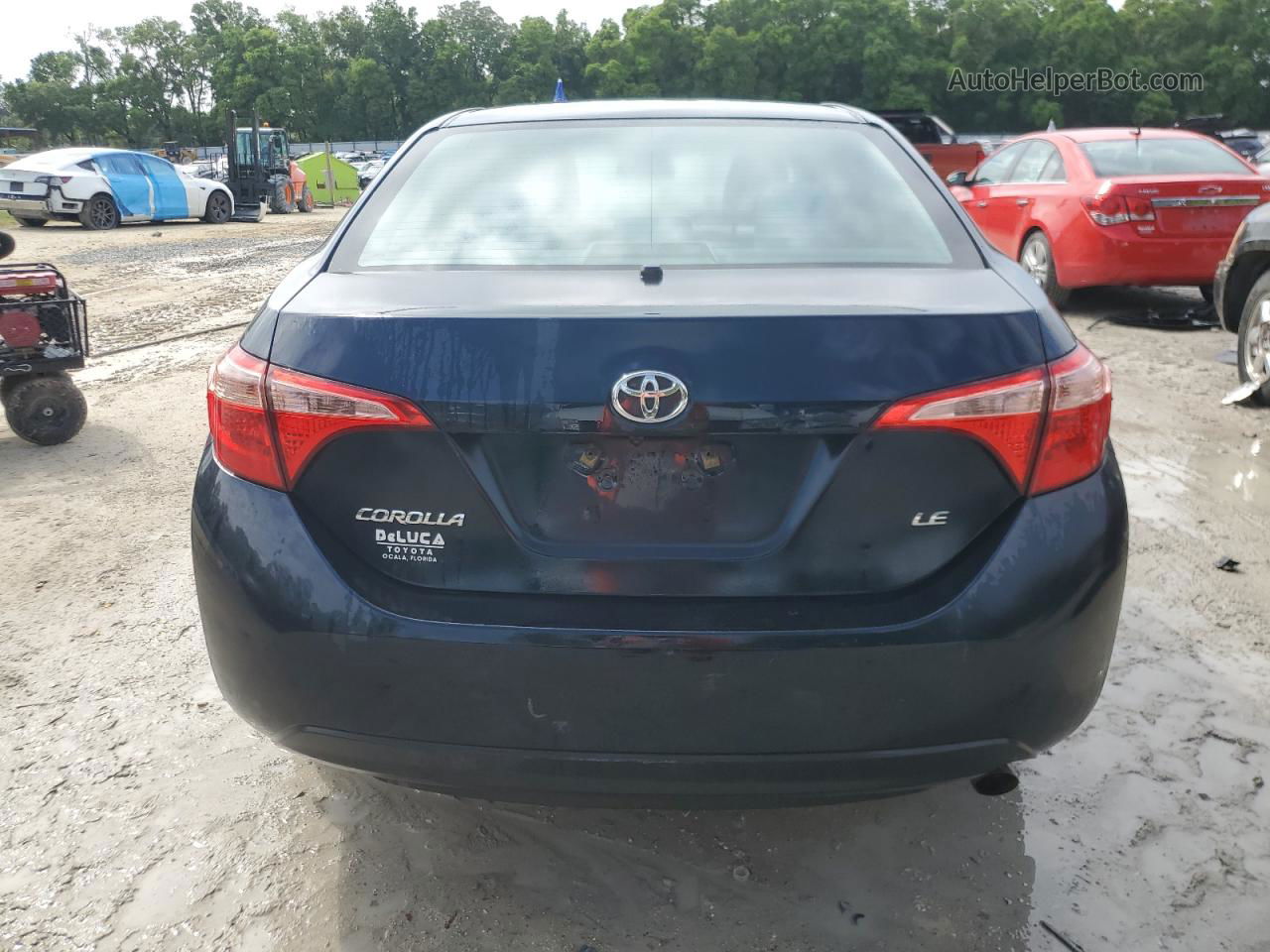 2019 Toyota Corolla L Blue vin: 2T1BURHE9KC212857