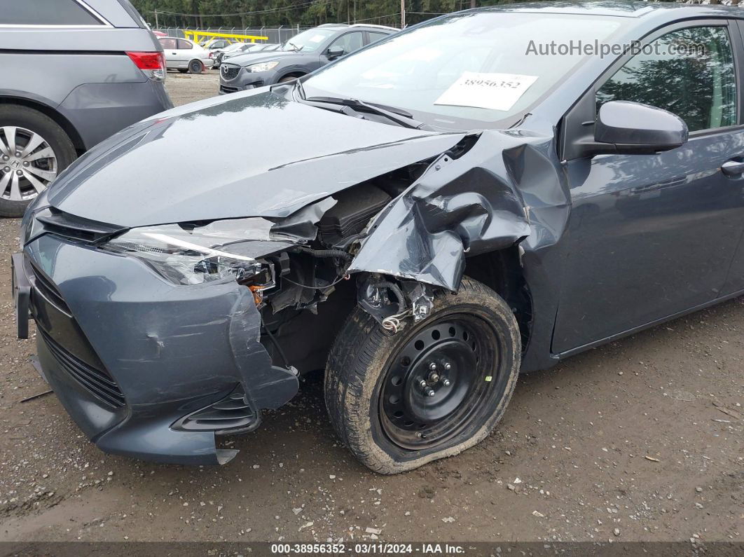 2019 Toyota Corolla Le Light Blue vin: 2T1BURHE9KC216665