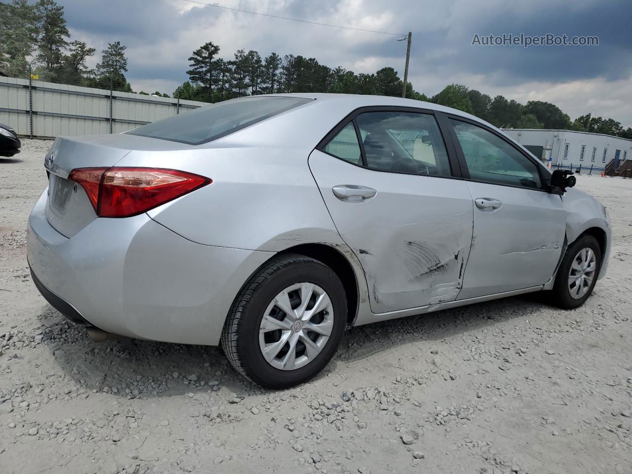 2019 Toyota Corolla L Silver vin: 2T1BURHE9KC220604