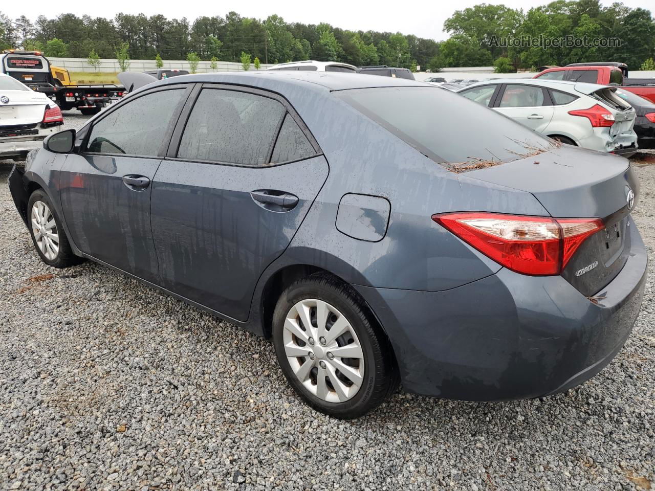 2019 Toyota Corolla L Blue vin: 2T1BURHE9KC222191