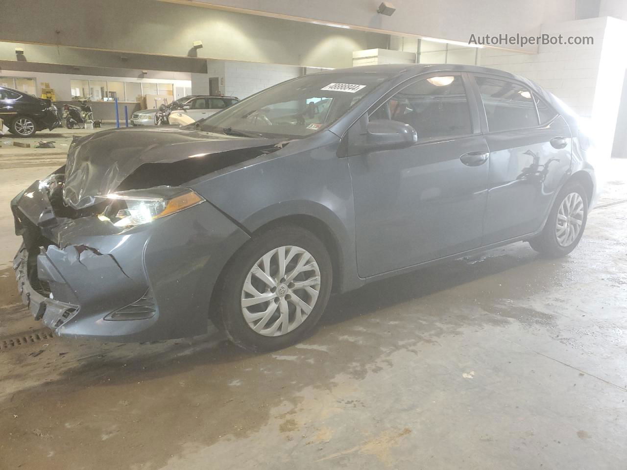 2019 Toyota Corolla L Gray vin: 2T1BURHE9KC232252