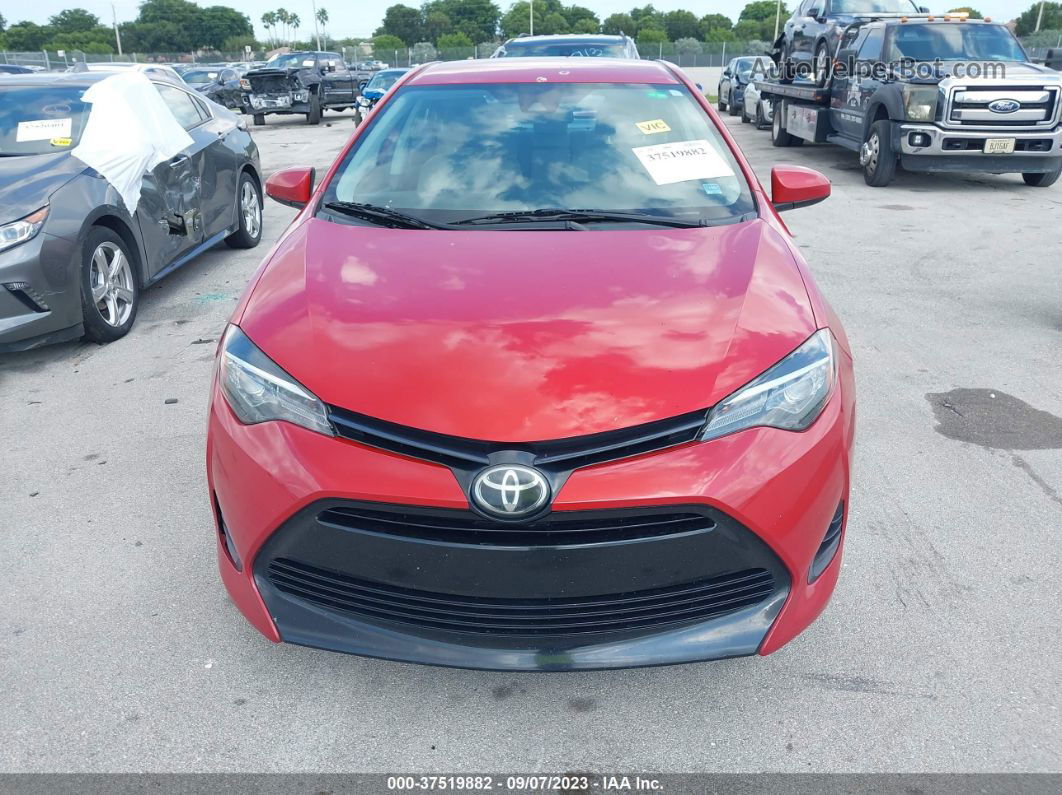 2019 Toyota Corolla L/le/se/xle/xse Красный vin: 2T1BURHE9KC238326