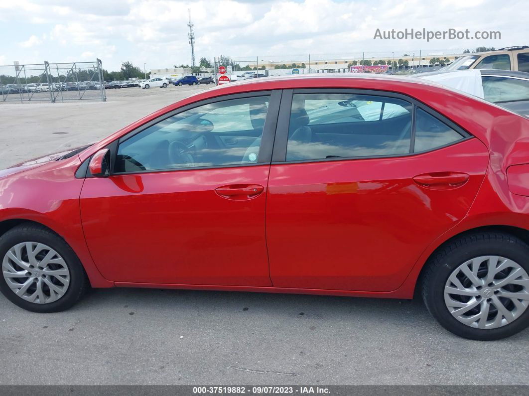 2019 Toyota Corolla L/le/se/xle/xse Красный vin: 2T1BURHE9KC238326