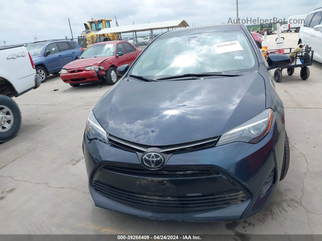 2019 Toyota Corolla Le Blue vin: 2T1BURHE9KC238679