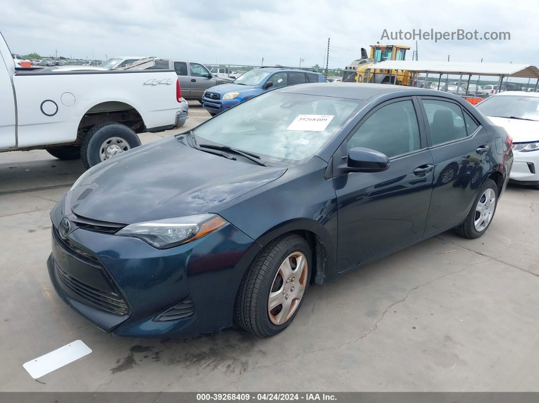 2019 Toyota Corolla Le Blue vin: 2T1BURHE9KC238679