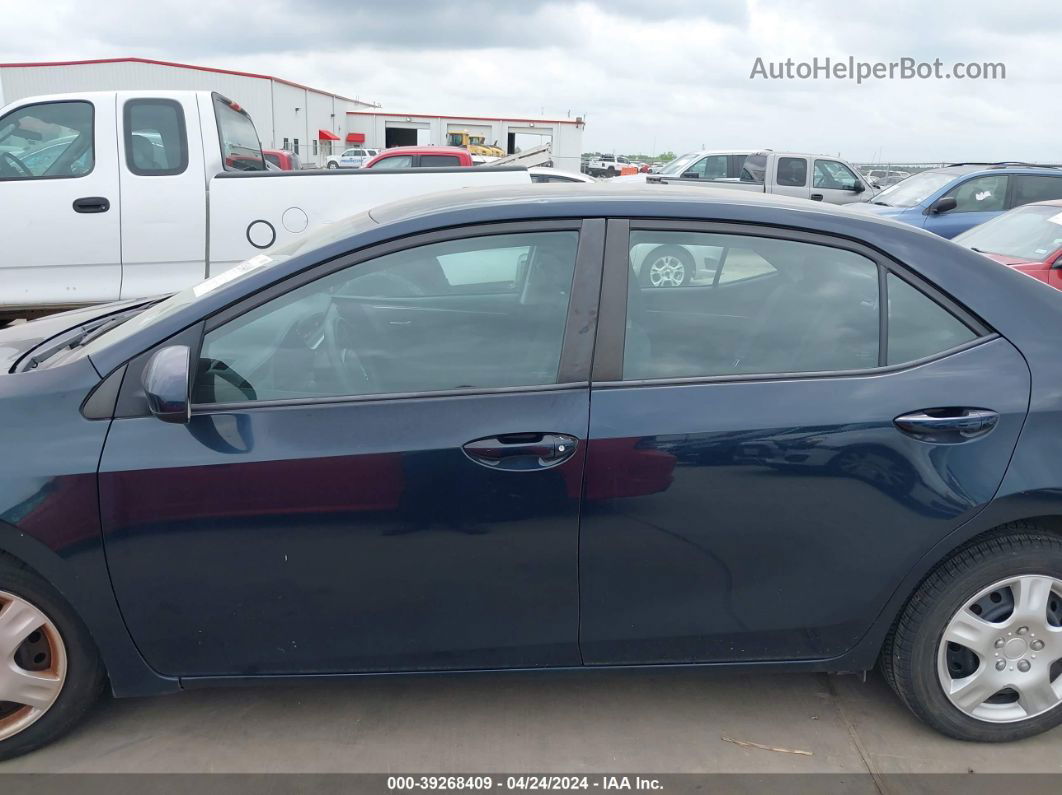 2019 Toyota Corolla Le Blue vin: 2T1BURHE9KC238679