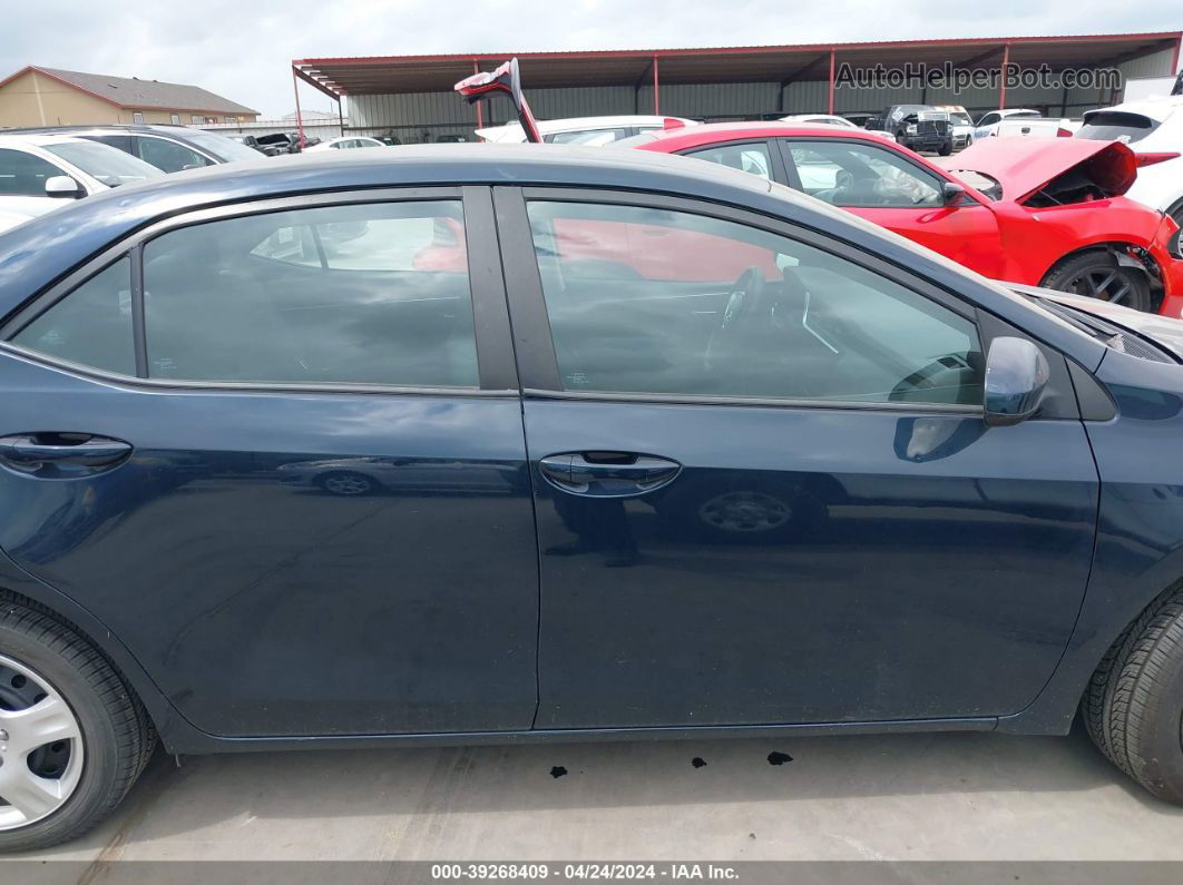 2019 Toyota Corolla Le Blue vin: 2T1BURHE9KC238679