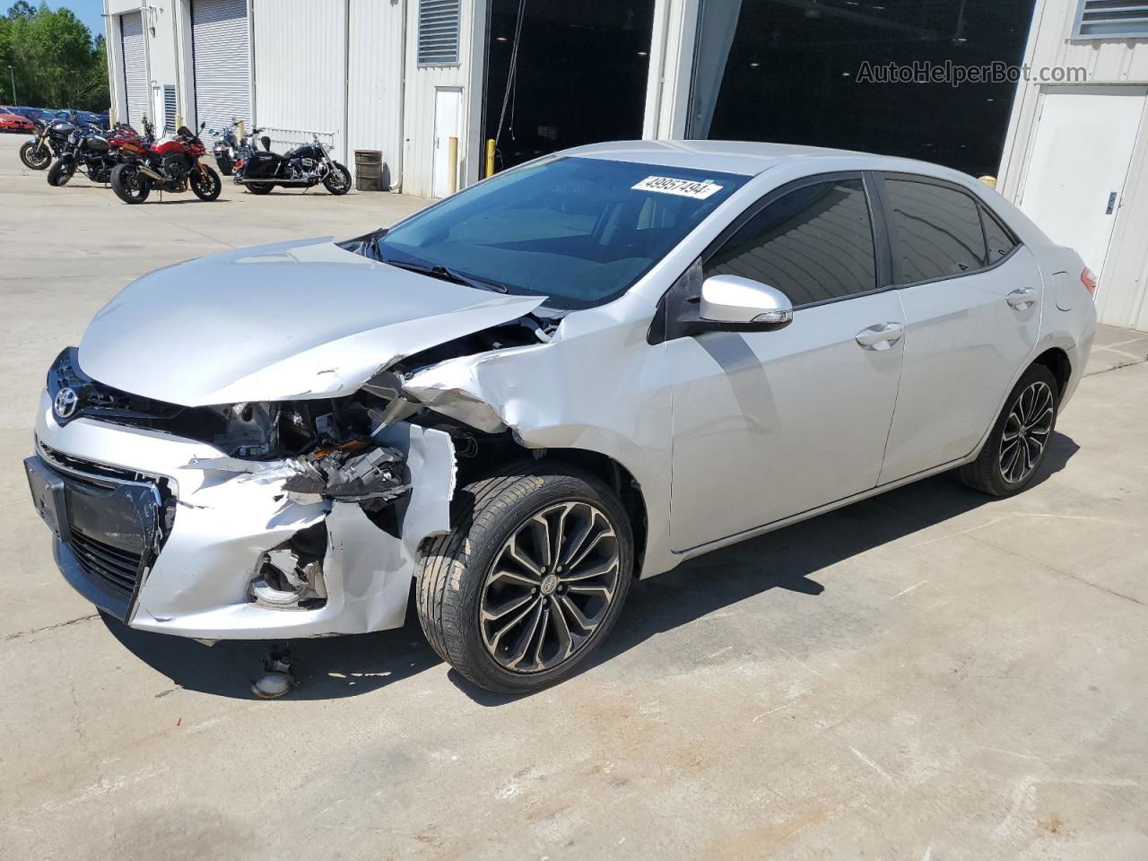 2014 Toyota Corolla L White vin: 2T1BURHEXEC000666