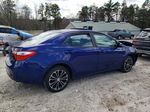 2014 Toyota Corolla L Blue vin: 2T1BURHEXEC019881