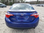 2014 Toyota Corolla L Blue vin: 2T1BURHEXEC019881