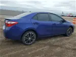 2014 Toyota Corolla L Blue vin: 2T1BURHEXEC053528