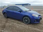 2014 Toyota Corolla L Blue vin: 2T1BURHEXEC053528