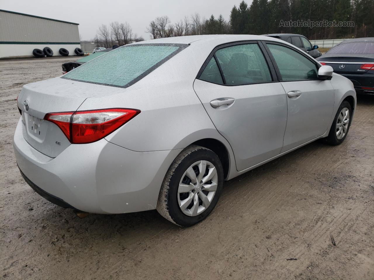 2014 Toyota Corolla L Silver vin: 2T1BURHEXEC108804