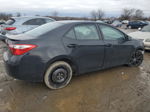 2014 Toyota Corolla L Black vin: 2T1BURHEXEC140474