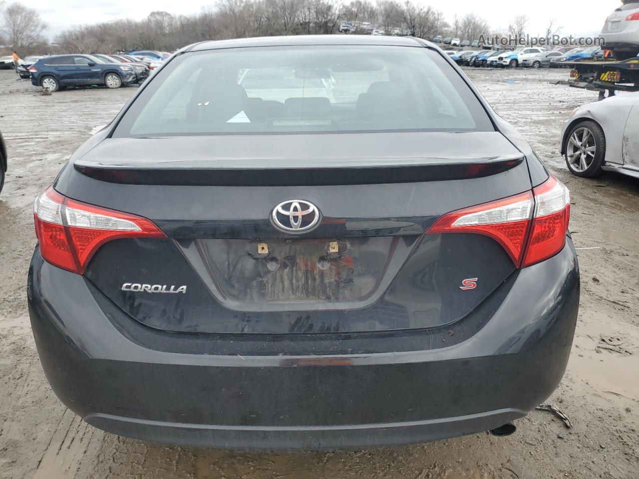 2014 Toyota Corolla L Черный vin: 2T1BURHEXEC140474