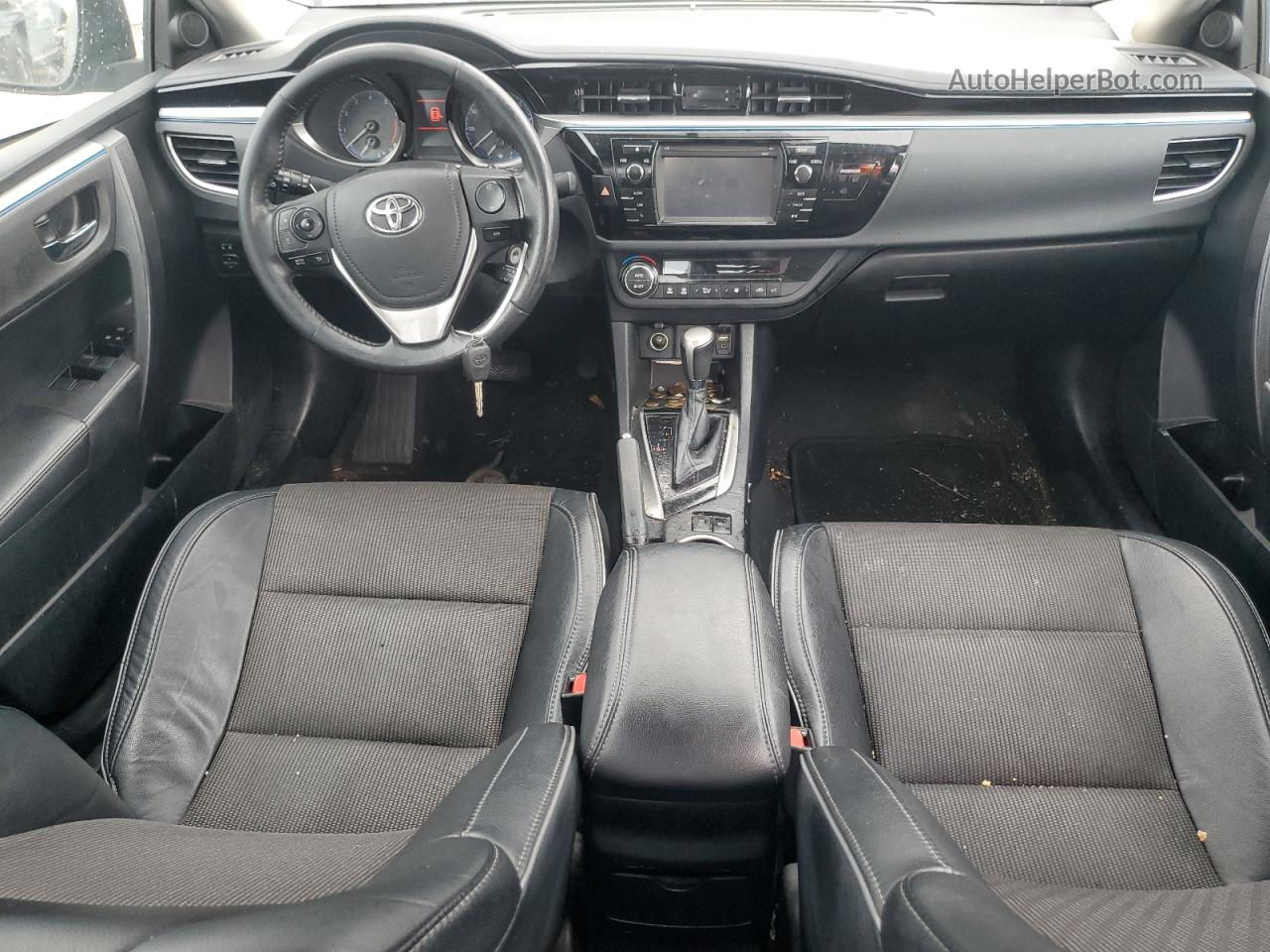 2014 Toyota Corolla L Черный vin: 2T1BURHEXEC140474