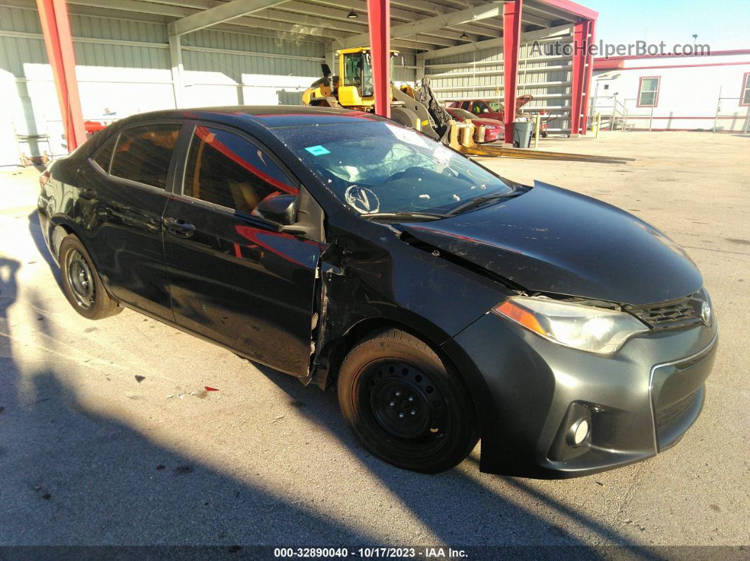 2014 Toyota Corolla L/le/s/s Plus/le Plus Black vin: 2T1BURHEXEC140782