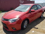 2014 Toyota Corolla L Red vin: 2T1BURHEXEC146159